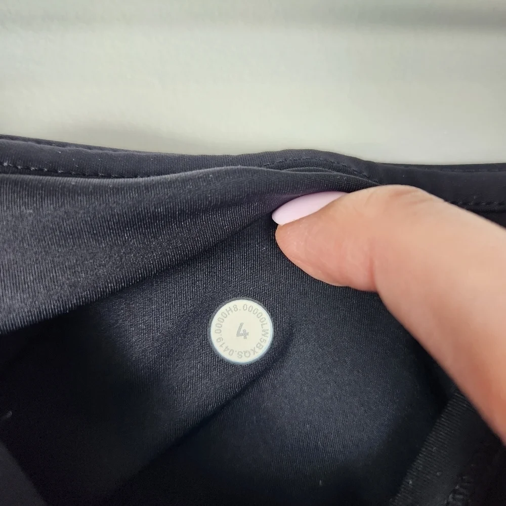 Lululemon Fast And Free Leggings Black High Rise Size 4